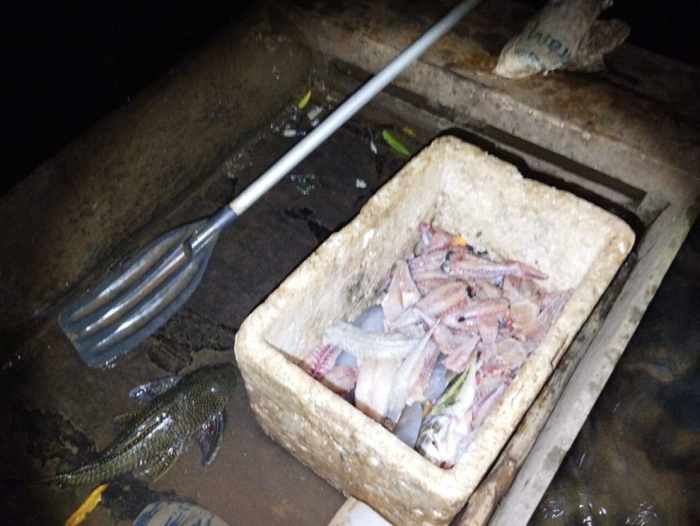 Dois homens tentam fugir, mas são presos e multados por pesca irregular no Rio Ivaí