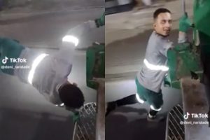 Gari é demitido por brincar e fazer dancinha em caminhão de coleta
