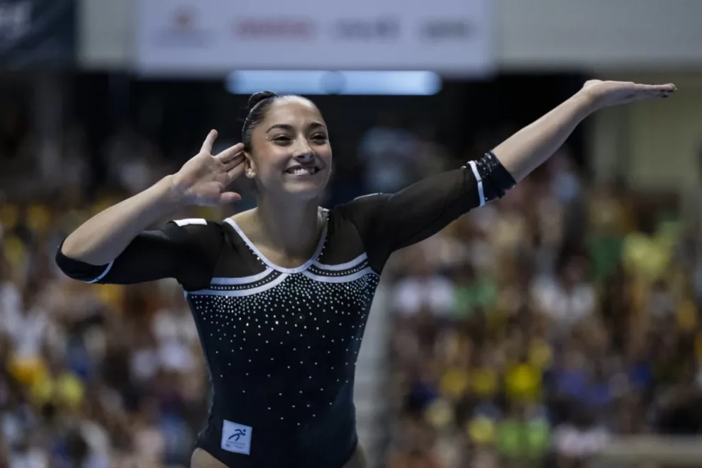 Paranaense Júlia Soares leva ouro no solo no Brasileiro de Ginástica Artística