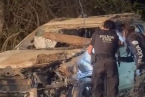 Polícia encontra veículo de desaparecidos enterrado em bunker na zona rural de Icaraíma