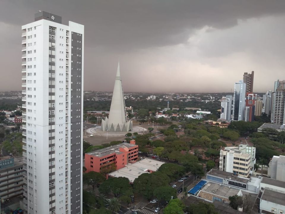 Previsão indica chuva rápida pela manhã e calor de até 28°C nesta terça-feira (9), em Maringá