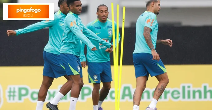 Seleção realiza primeiro treino na Granja Comary