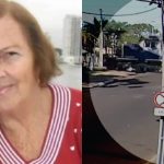 Vídeo mostra idosa sendo atropelada e arrastada por trem