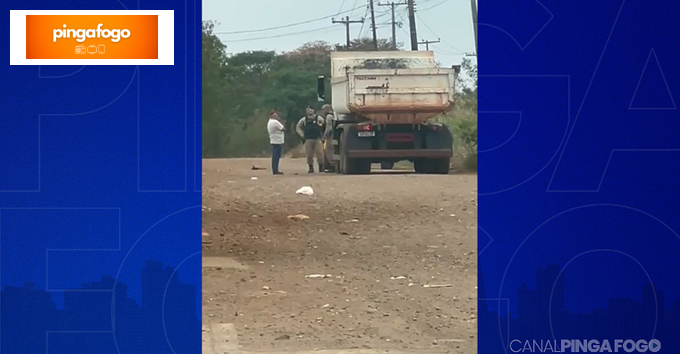 Polícia apreende caminhão de prefeitura após vice-prefeito denunciar transporte irregular de asfalto para outra cidade